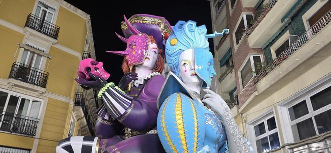 Plantà de las Fallas de València el 11 de marzo