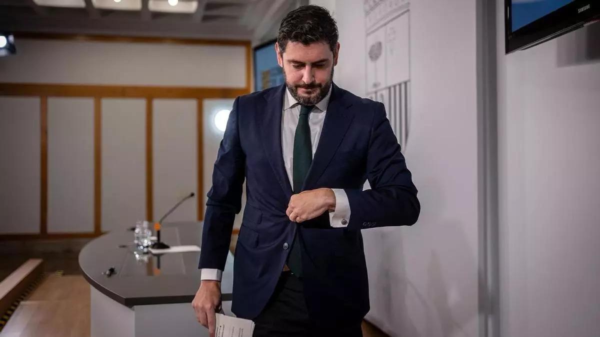 El vicepresidente del Gobierno de Aragón, Alejandro Nolasco.