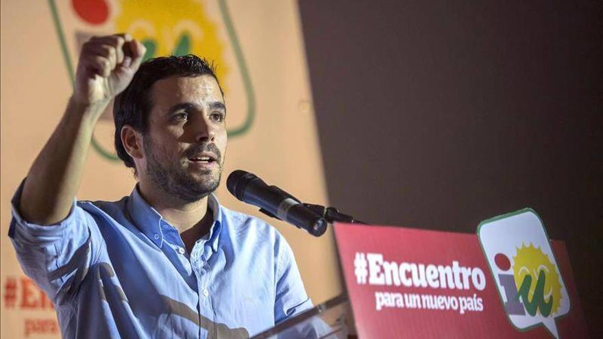 Alberto Garzón advierte de que a IU no le vale la &quot;ambigüedad ideológica ni programática&quot;