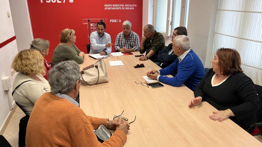 Imagen de archivo con integrantes del grupo municipal del PSOE.