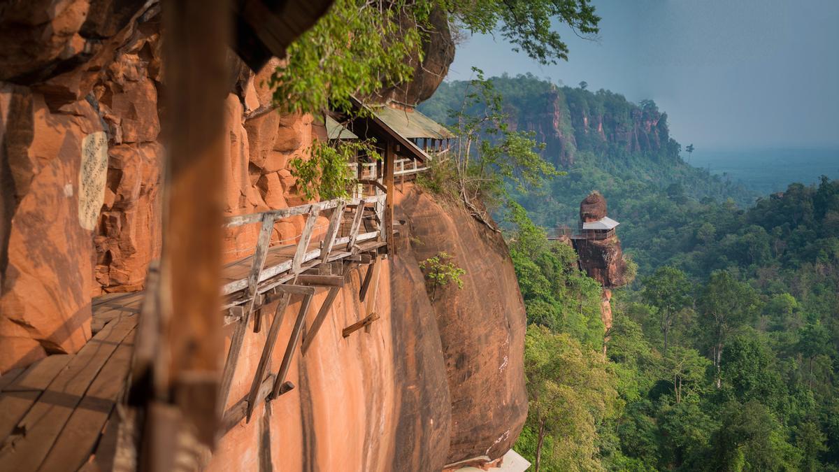 Wat Phu Tok, el enclave religioso más conocido de la provincia