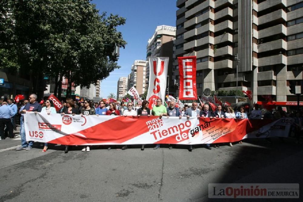 Manifestación del 1 de mayo en Murcia