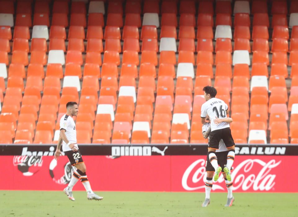 Las imágenes del Valencia CF - Valladolid