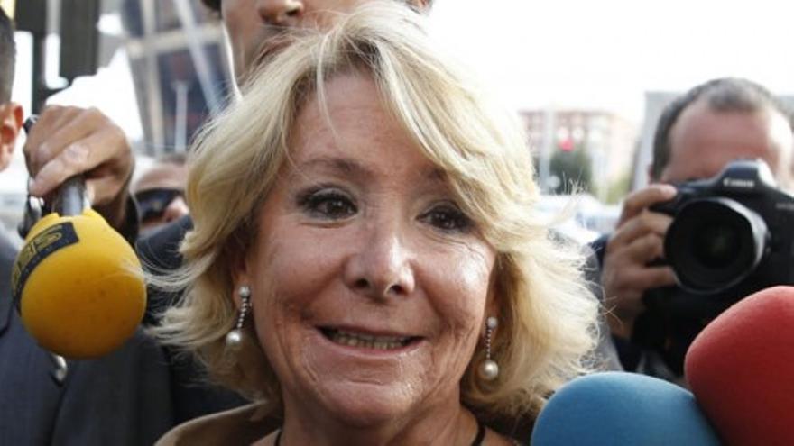 Aguirre: "Estoy encantada de que el juez me tome declaración"