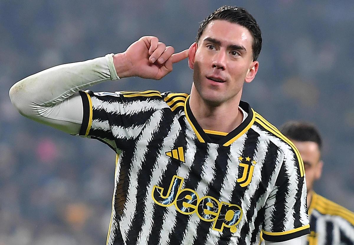 Vlahovic fue el gran protagonista del partido