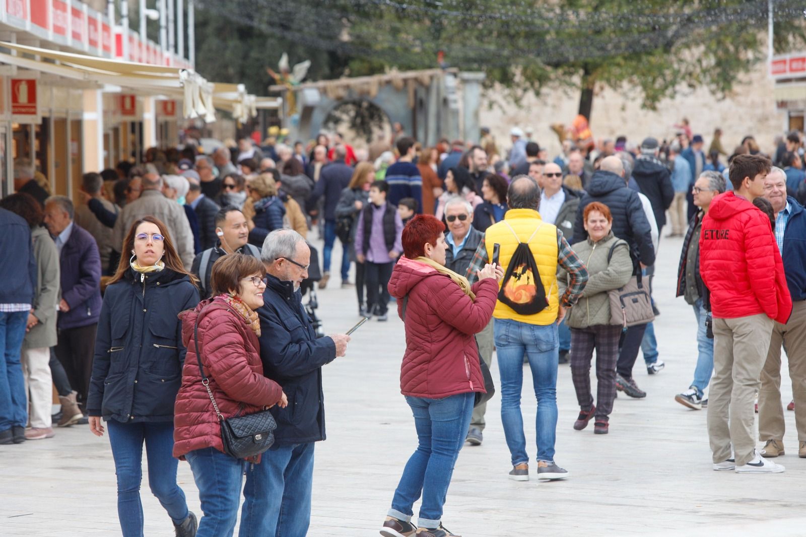 Ambiente navideño en València