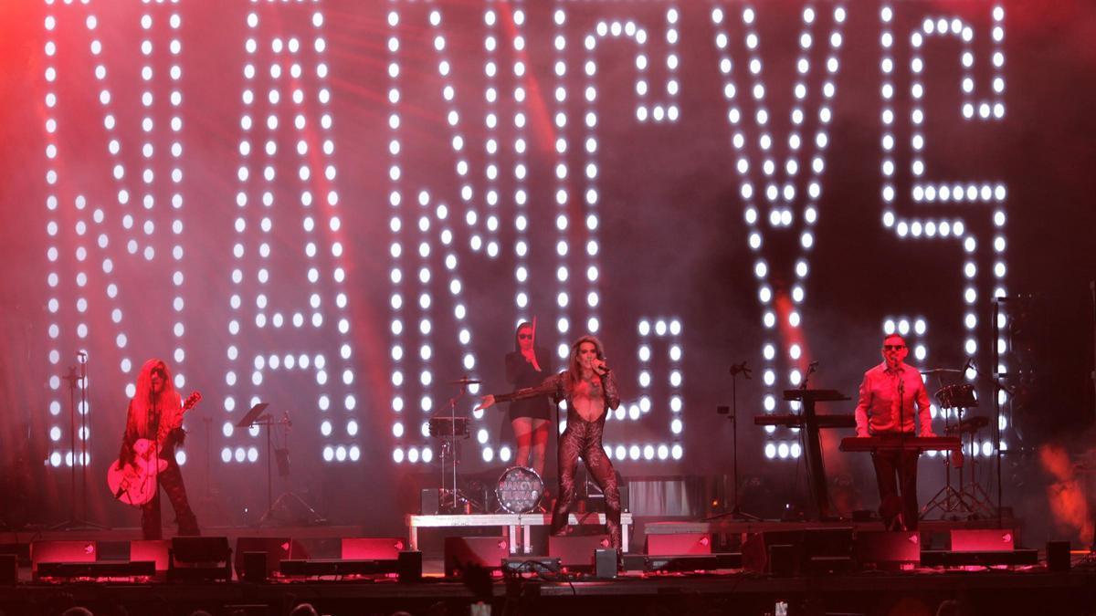 Nancys Rubias, en concierto.