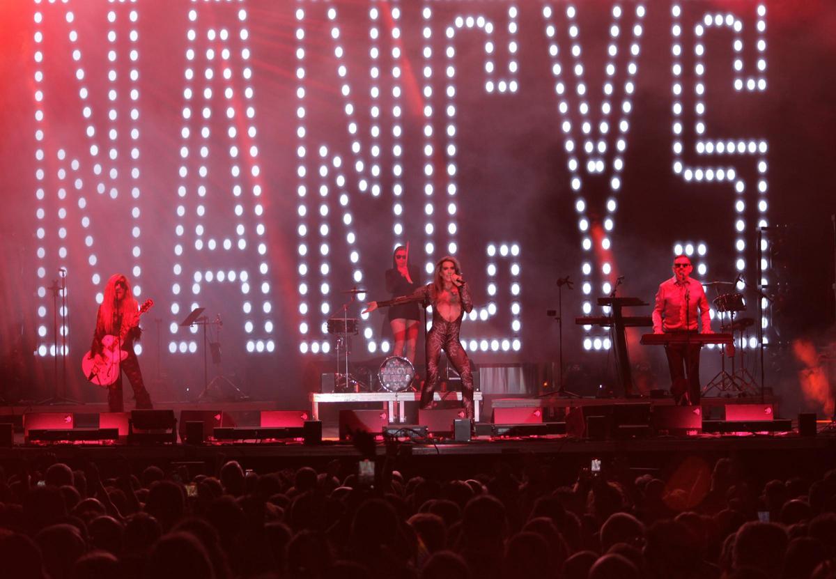 Nancys Rubias, en concierto.