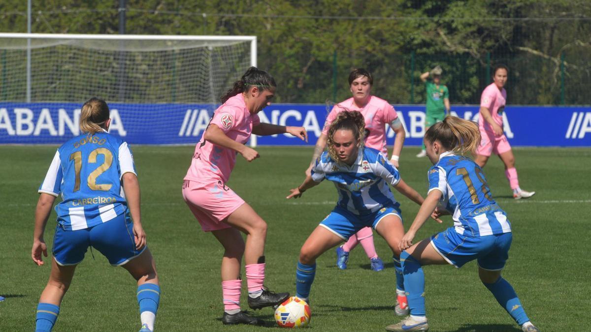 Imagen del partido de As Celtas en Abegondo.