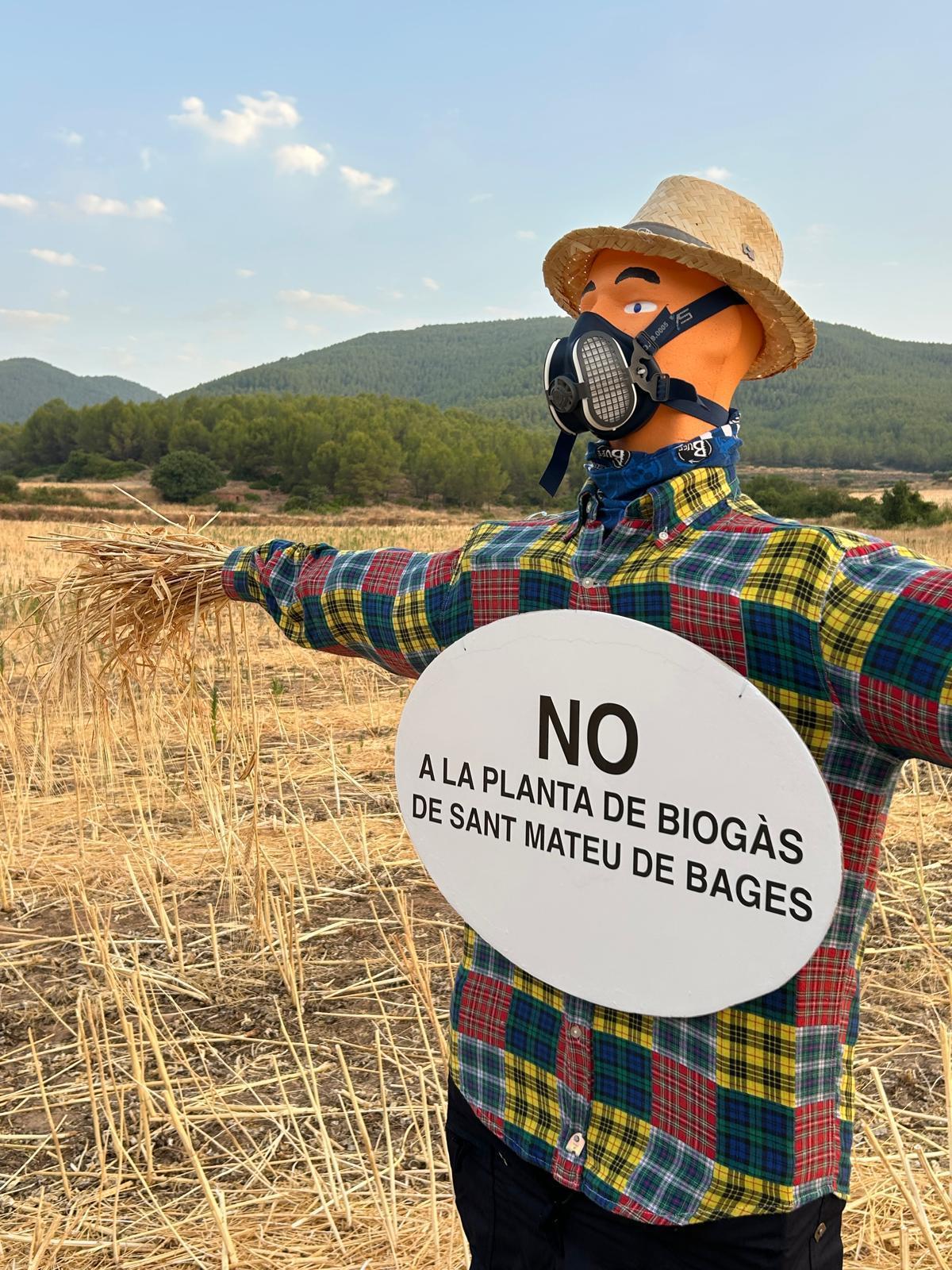 Primer pla de l'espantaocells reivindicatiu