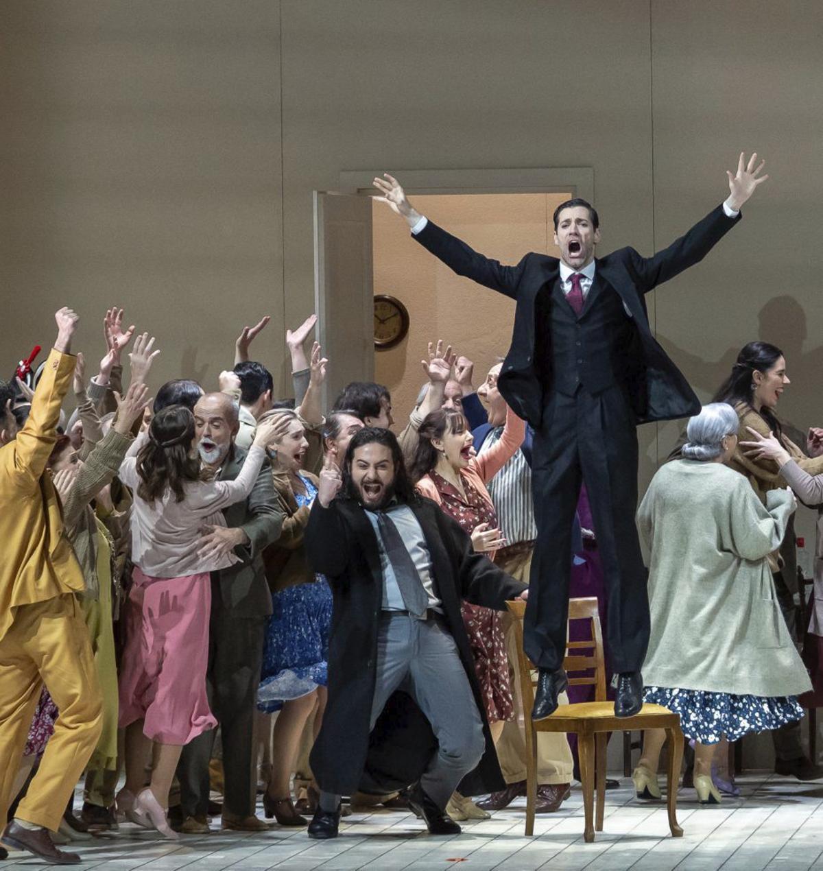 Un detalle del cuadro final de la obra. | ALFONSO SUÁREZ