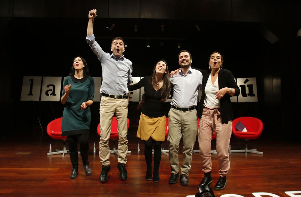 Acto de Unidas Podemos en el Palacio de Ferias de Málaga