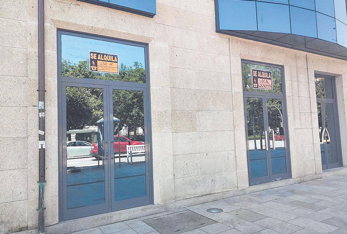 Sede en Vigo de la extinta academia Vive Formación, en calle Areal