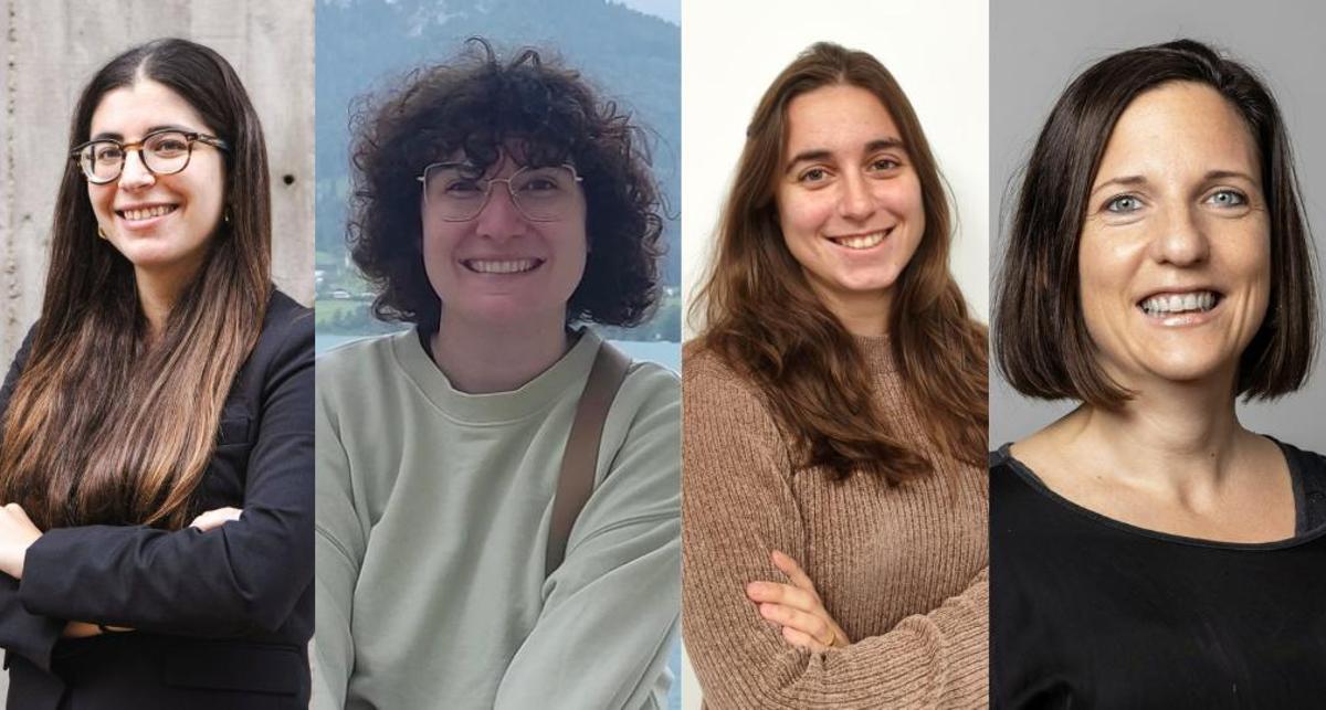 D'esquerra a dreta: Gemma Fontané, Alexa Moseguí, Gemma Pascual i Laura Ferrer