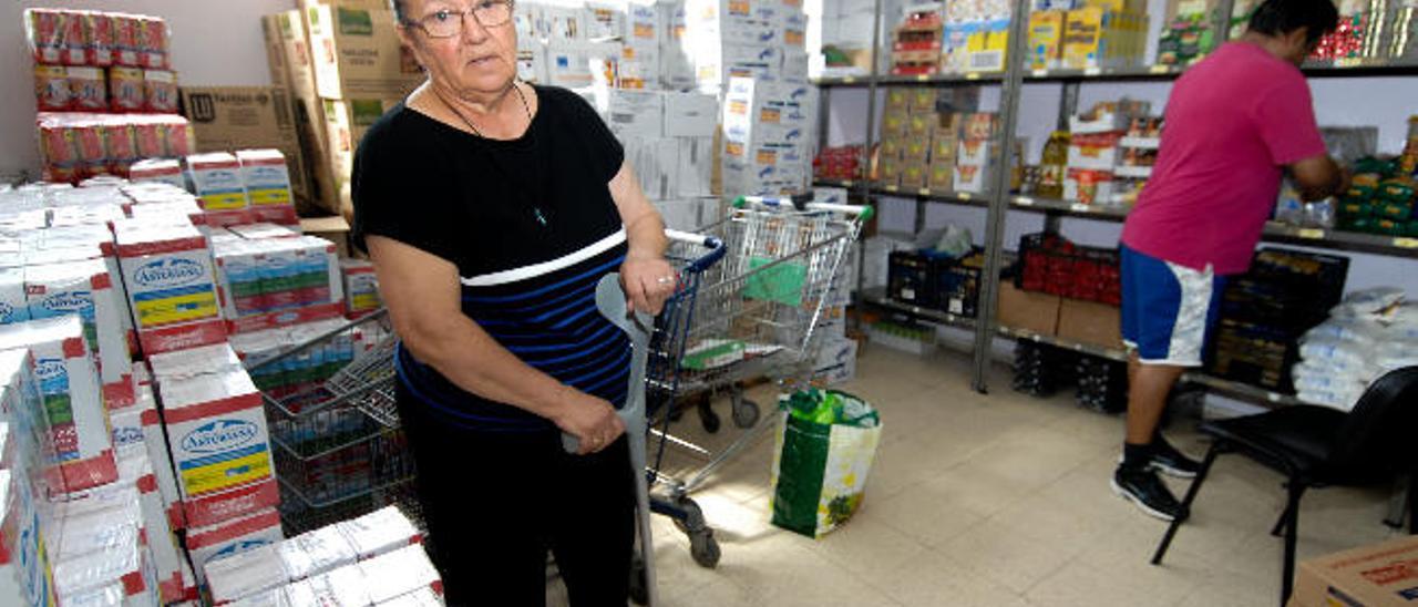 María Luisa Cámara, esta semana, en el local de la asociación vecinal de Las Tenerías.