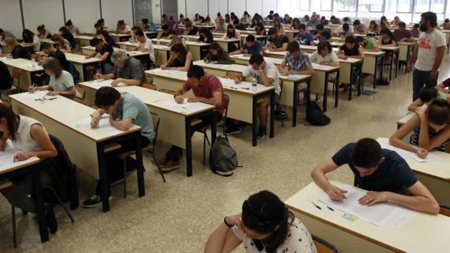 El aula de la UPV en la que más candidatos se presentaron.