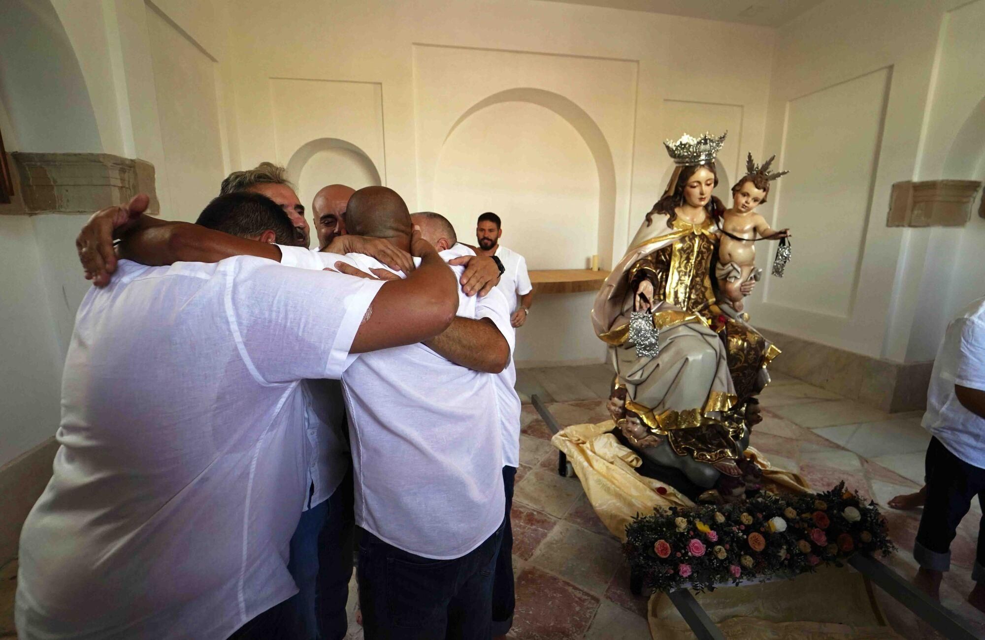 Inauguración de la Capilla del Puerto de Málaga y acto de bendición de la imagen Virgen del Carmen