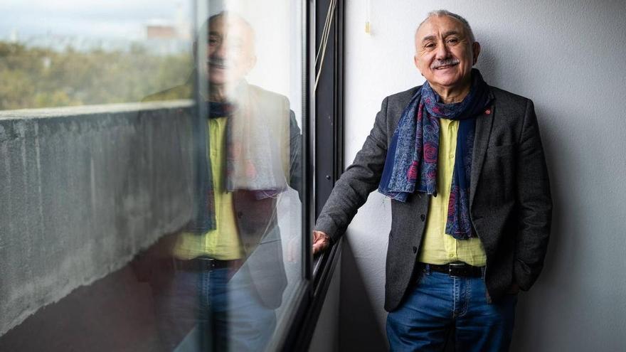 Pepe Álvarez, secretario general de UGT: "Los trabajadores murcianos podrían tener mejores salarios si no fallase la negociación colectiva"