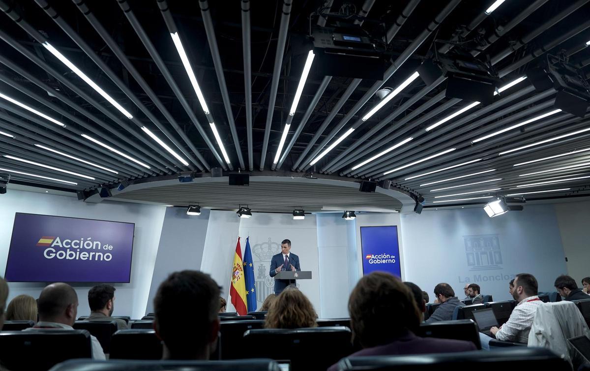 Comparecencia de Pedro Sánchez tras el apagón Comparecencia de Pedro Sánchez tras el apagón