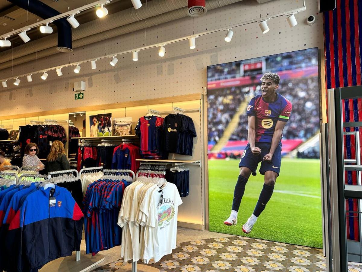 Interior de la tienda en Málaga.