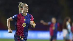 Alexia Putellas en el Barça-Manchester City de la Champions