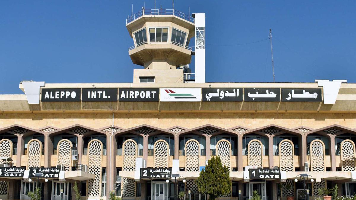 El Aeropuerto Internacional de Alepo, en una imagen de archivo.