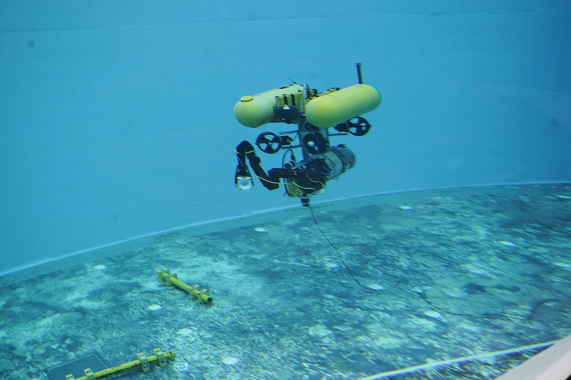 Les fotos de la nova piscina de proves del centre de robòtica submarina de la UdG