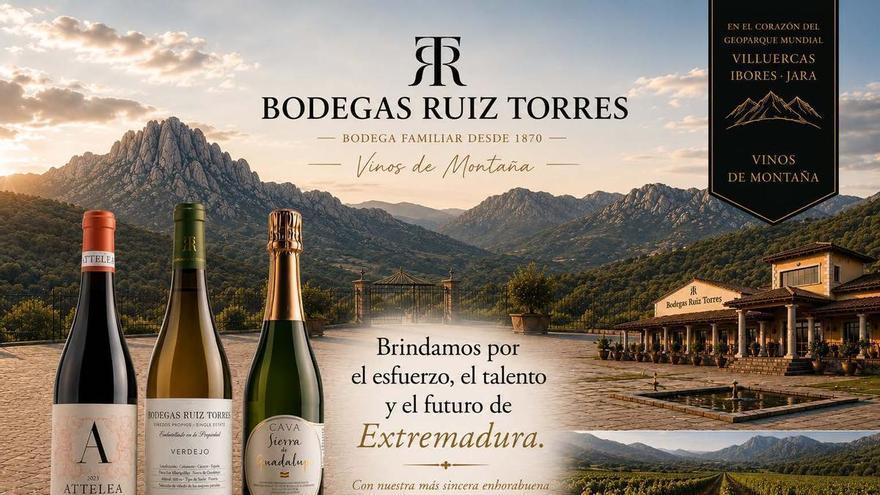 Bodegas Ruiz Torres: un brindis por el talento de Extremadura