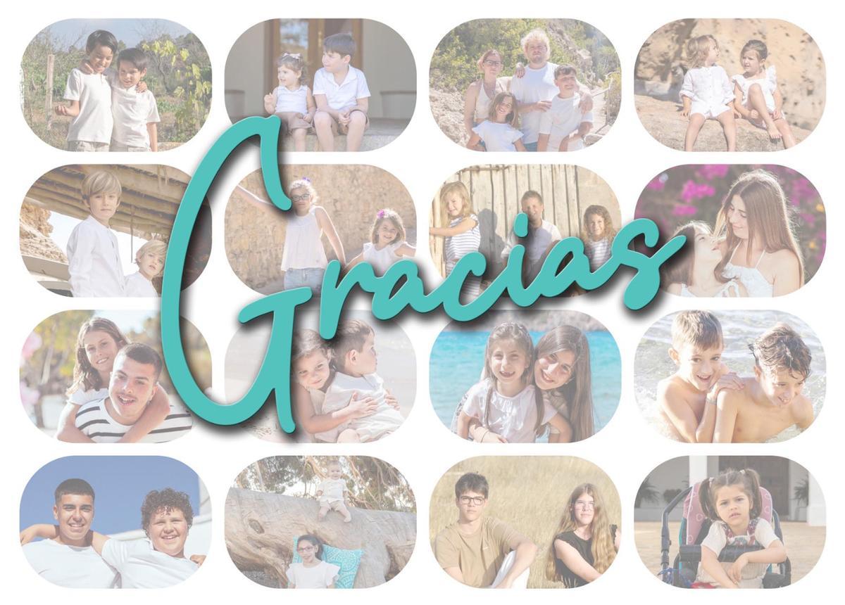 Un calendario benéfico de Ibiza para rendir homenaje a los hermanos de los niños con diversidad funcional