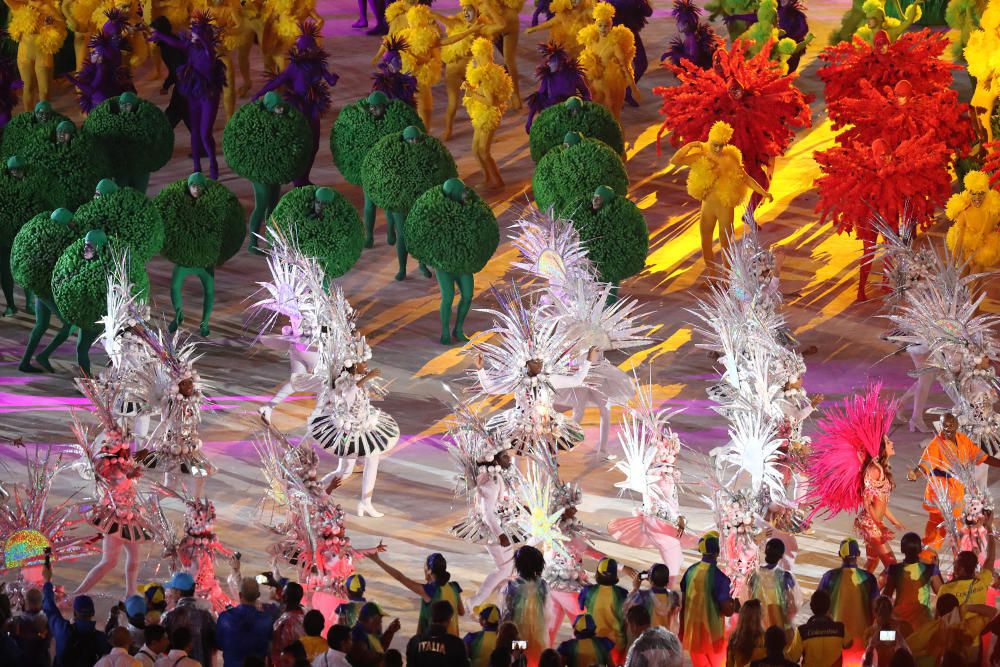 Espectacular cerimònia de clausura dels Jocs de Rio