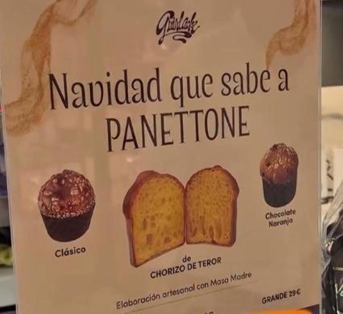 Anuncio de Guirlache de su postre navideño