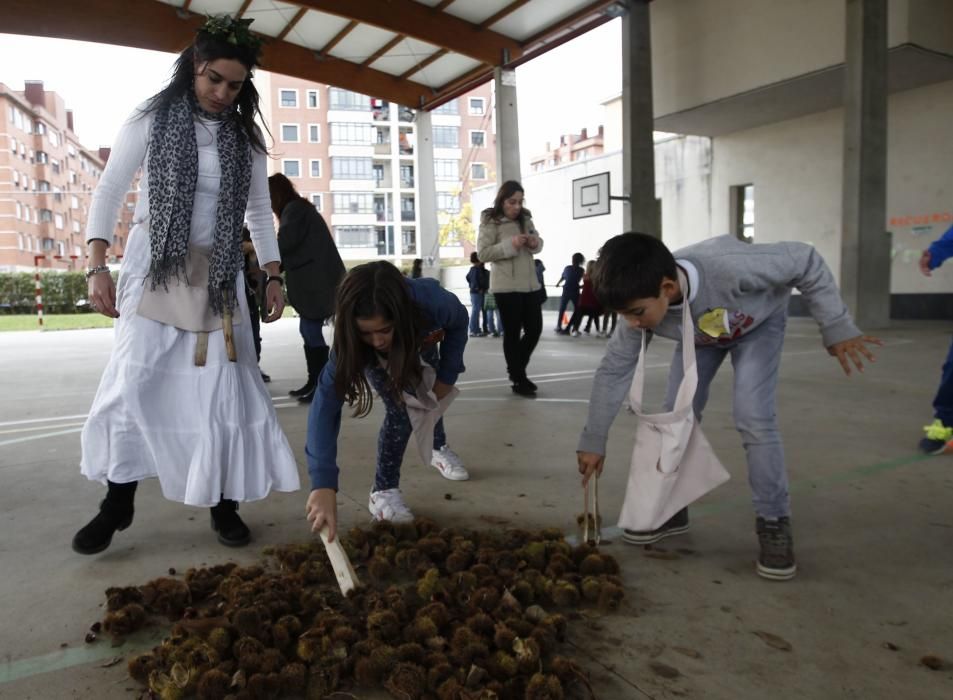 Amagüestu en el Colegio Poeta Ángel González