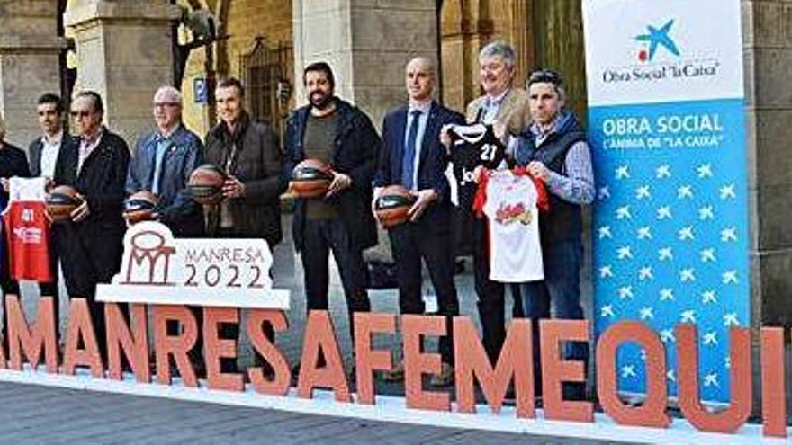 Una imatge de la presentació del torneig, a la plaça Major