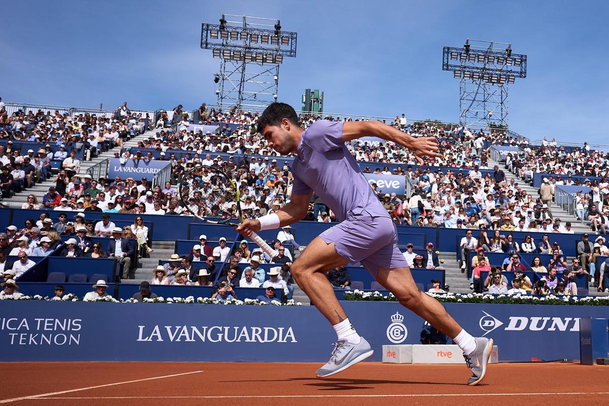 Alcaraz jugará su tercera final en Barcelona
