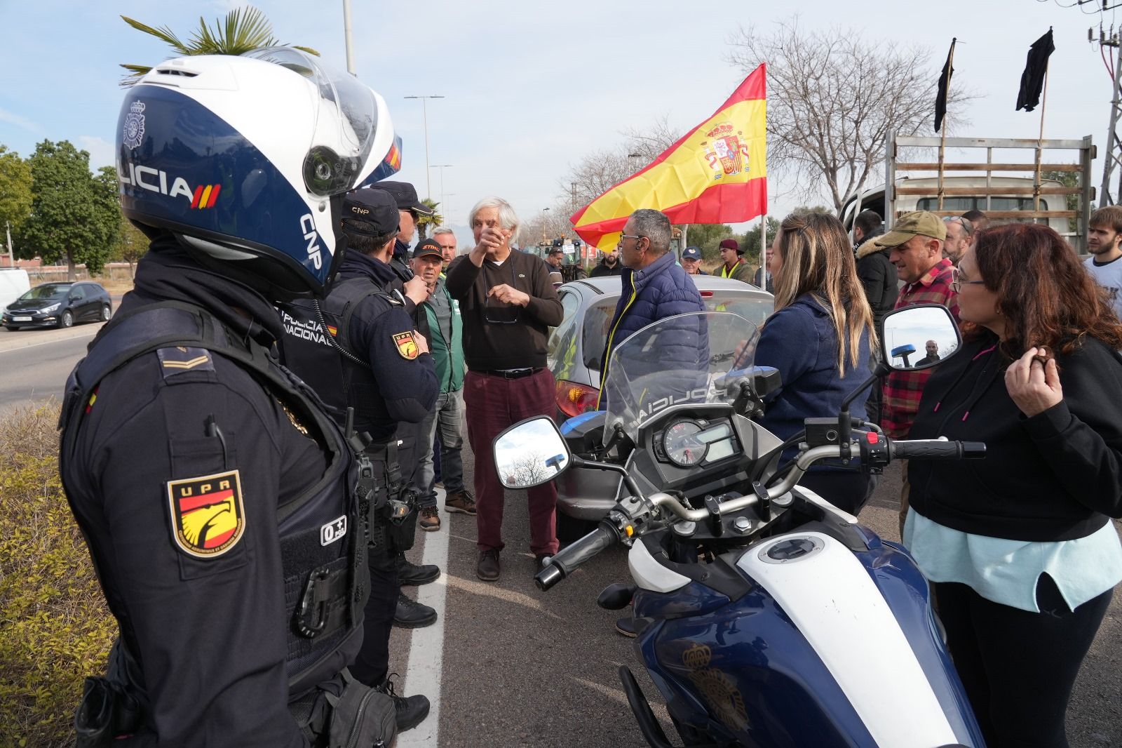 Las protestas de los agricultores de Castellón en imágenes