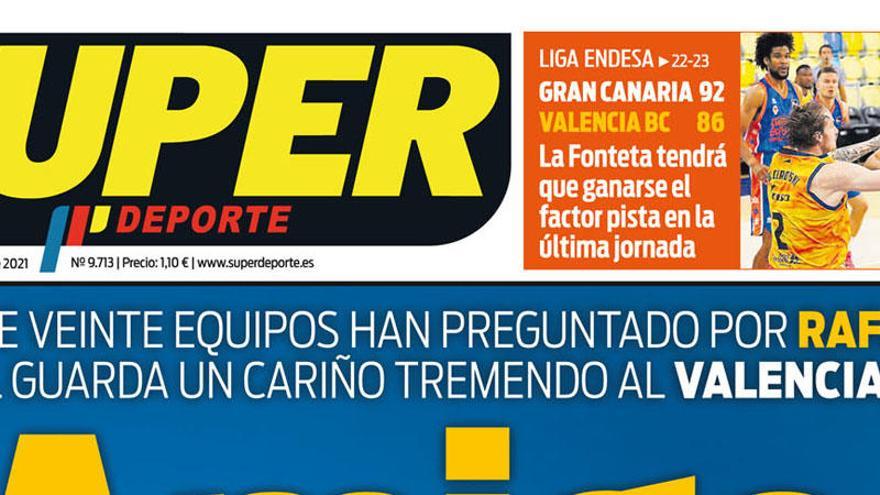 La portada de SUPER del jueves