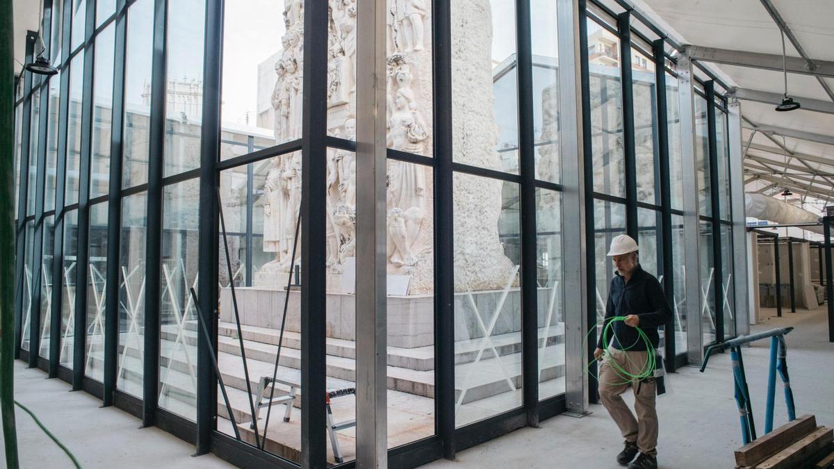 El nuevo mercado provisional de Castelló en imágenes