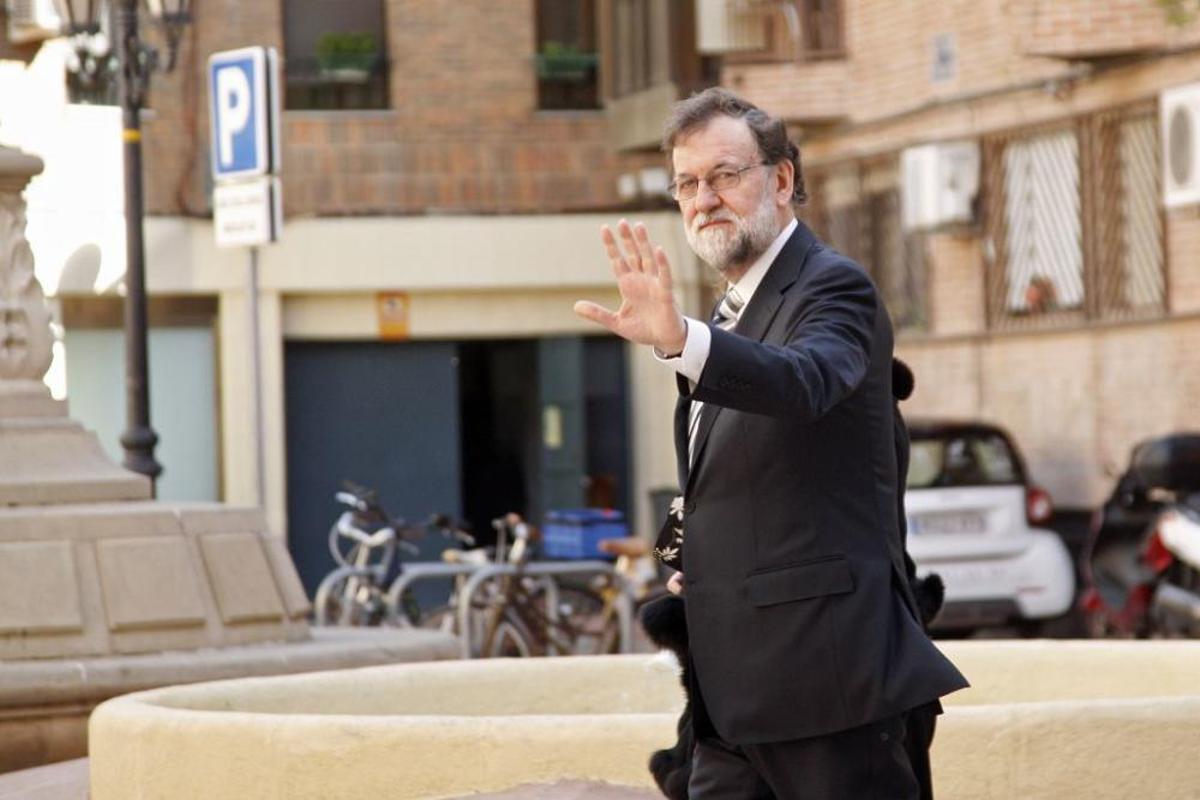 Mariano Rajoy acude a una boda en Cartagena