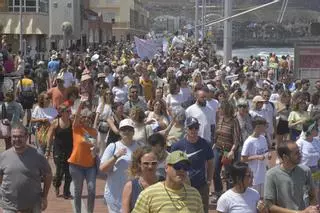 Manifestación 20A 'Canarias tiene un límite' en Las Palmas de Gran Canaria