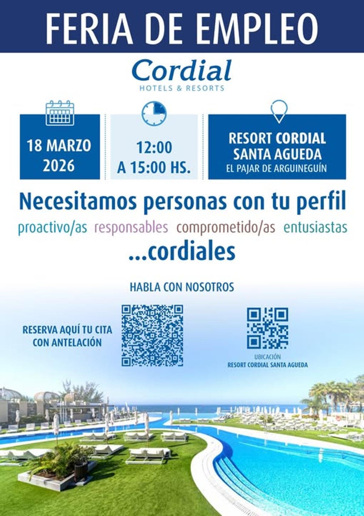 Feria de Empleo de Cordial Hotel &amp; Resorts