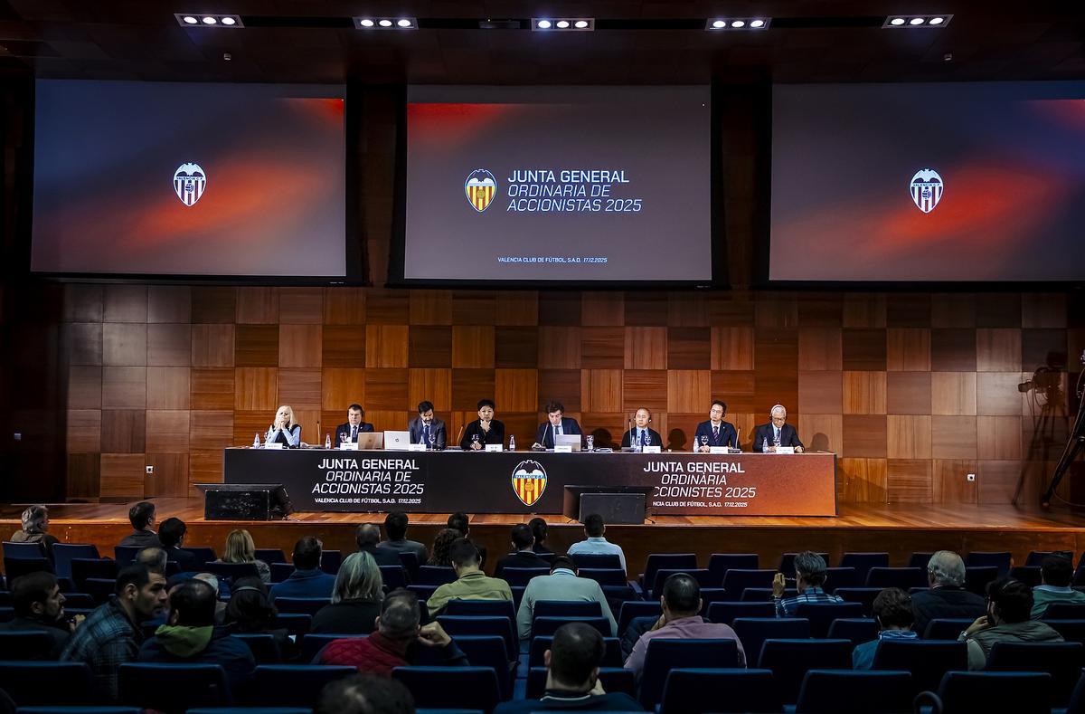 LA JUNTA DE ACCIONISTAS DEL VALENCIA CF