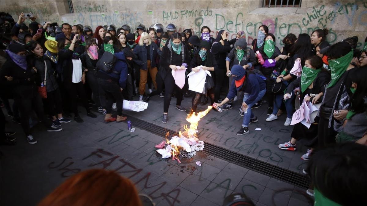 protestas en mexico por feminicidio