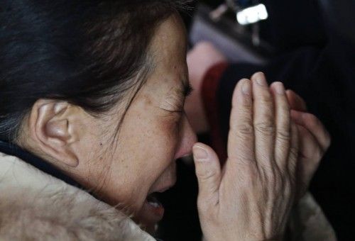 Dolor entre los familiares de los pasajeros del vuelo MH 370