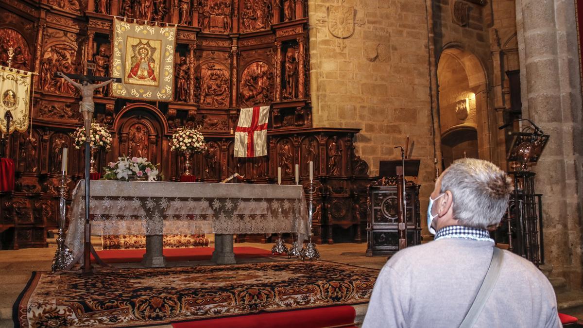Repostero en Santa María, ayer.