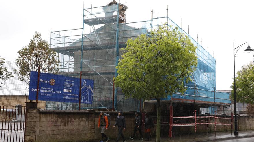 La rehabilitación de la capilla de San Esteban del Mar ya está en marcha