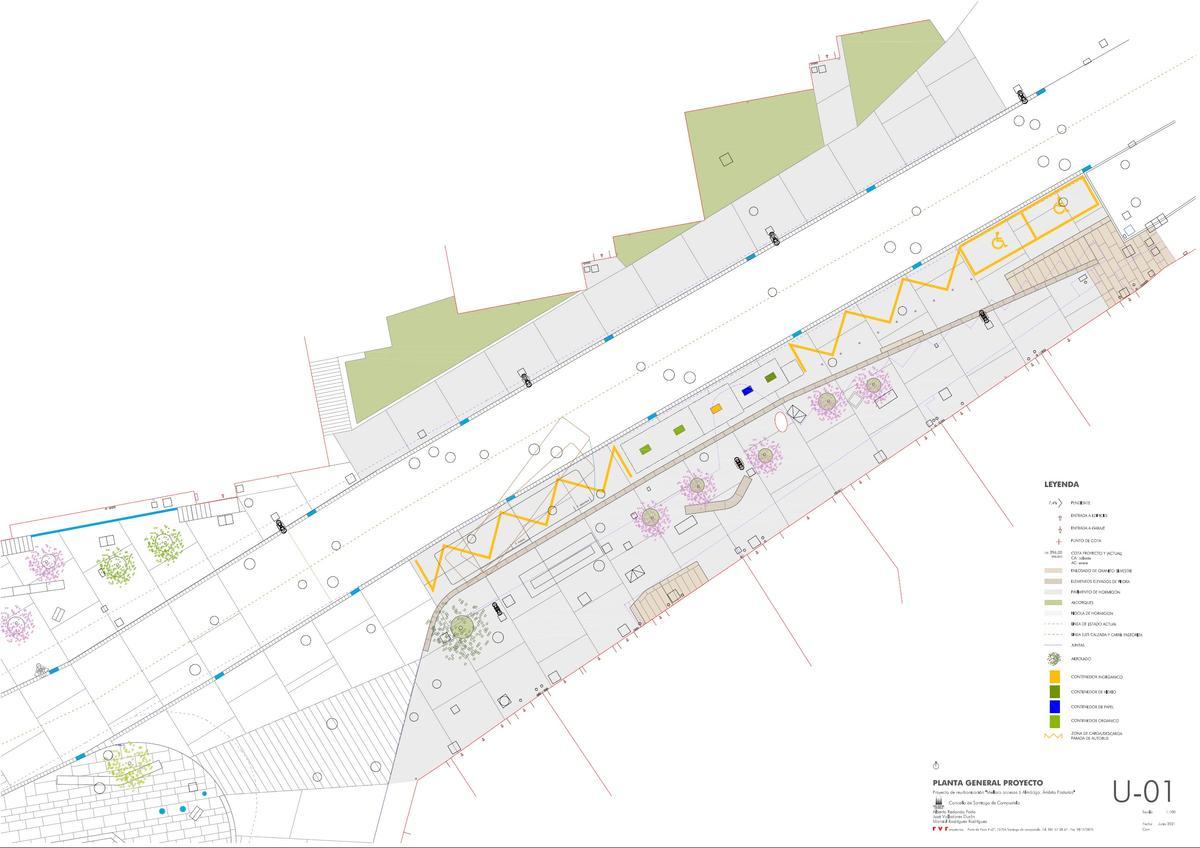 Plano da localización do proxecto de Pastoriza