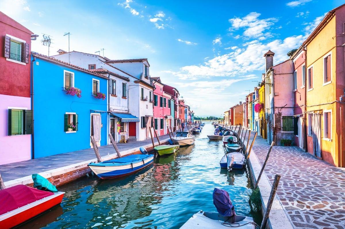 Puerto de Burano, Venecia