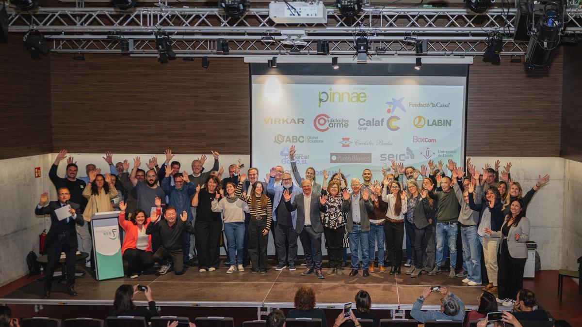 Una foto de família durant la jornada