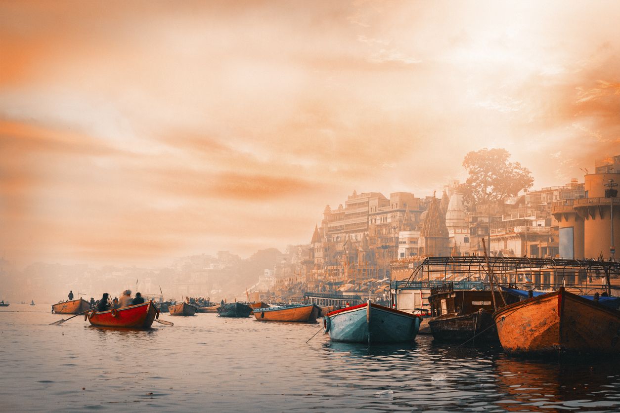 Imagen de Varanasi en India.