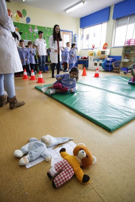 Encuentro con estudiantes de Medicina en el colegio del Quirinal